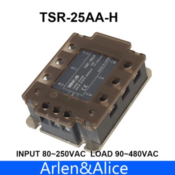 

25AA TSR-25AA-H Three-phase High voltage type SSR input 80~250VAC load 90-480VAC single phase AC solid state relay