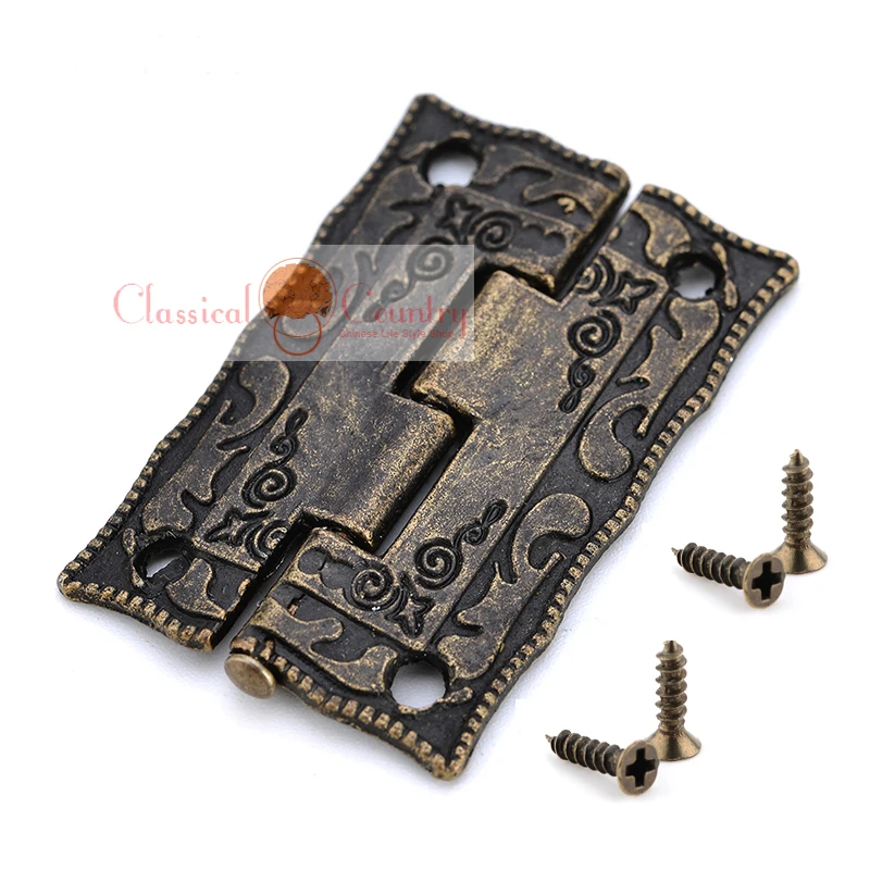 Wholesale Antique Hinges for Trunk Jewelry Box Storage box