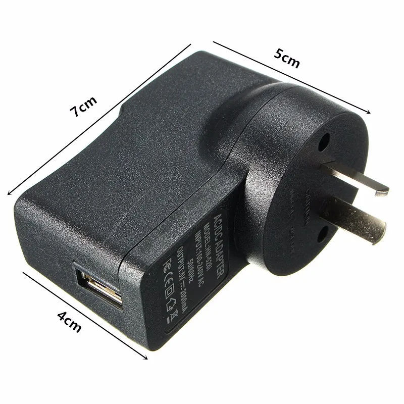AC 100 в 240 DC 5 В 2A 10 Вт USB адаптер питания для путешествий дома настенное зарядное