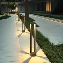 INJUICY современный газон светильник для загородного дома акриловый Сад Двор водостойкий парковый свет трава уличное ландшафтное освещение