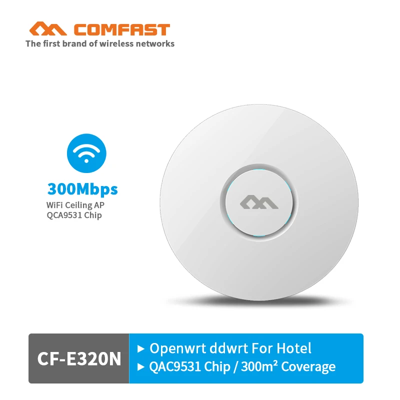 Лидер продаж 300 Мбит/с беспроводная точка доступа потолочный AP Wi Fi роутер