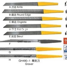 Гравировальный нож для ювелирных изделий, инструменты для гравировки ювелирных изделий, ювелирные инструменты, золотой гравировальный нож, запасной гравер, 8 шт