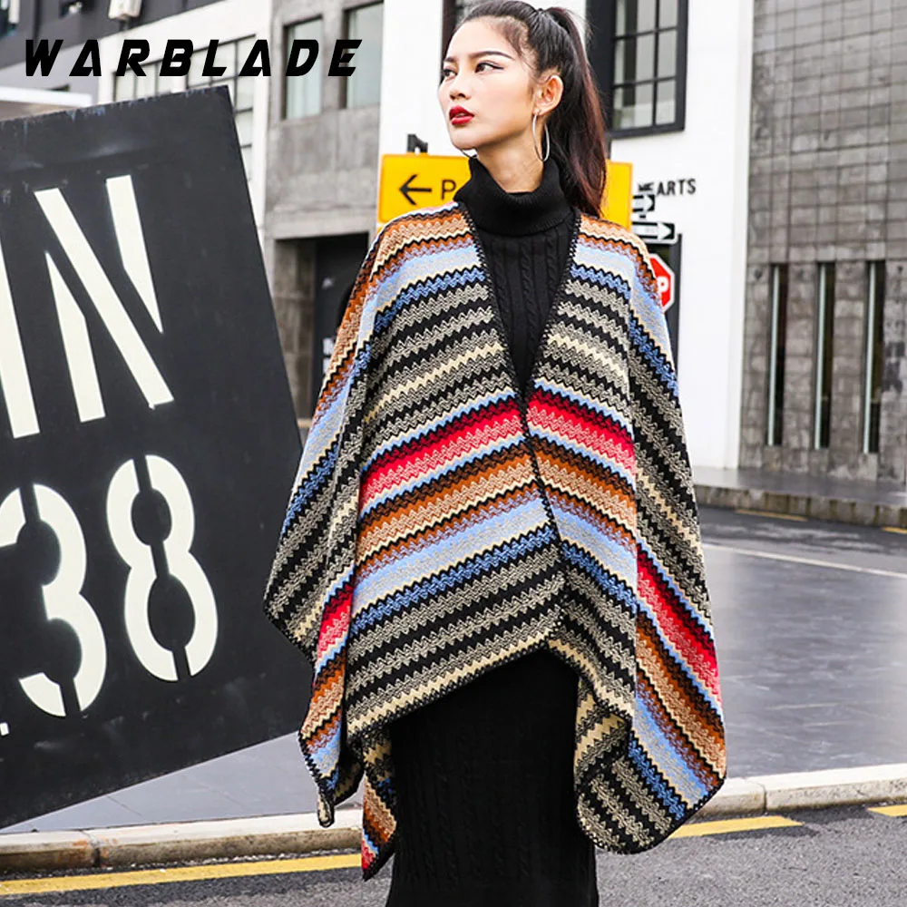 

Size 180*130cm Winter Scarf Cashmere Women Poncho Scarf Autumn National Style Jacquard Poncho Scarves Warm Thick Shawl For Lady