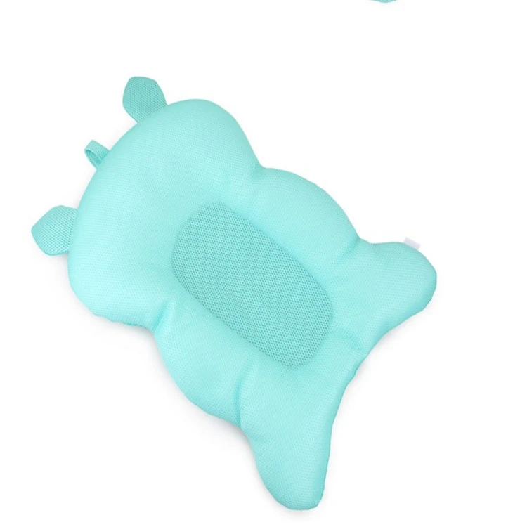 Portátil do Bebê Banho de Chuveiro Colchão de ar Suporte de Segurança de Segurança Desenhos Animados Infantil Cama Almofada Anti-slip Mat Banheira Recém-nascidos Macio Travesseiro 10 Banheiras de bebê