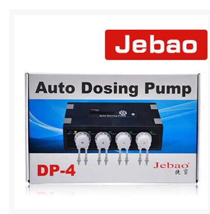 ФОТО 1pcs  New Auto Dosing Pump JEBAO DP 4 for coral reef aquarium pump head For Marine Aqua 110 240V, 50 60Hz