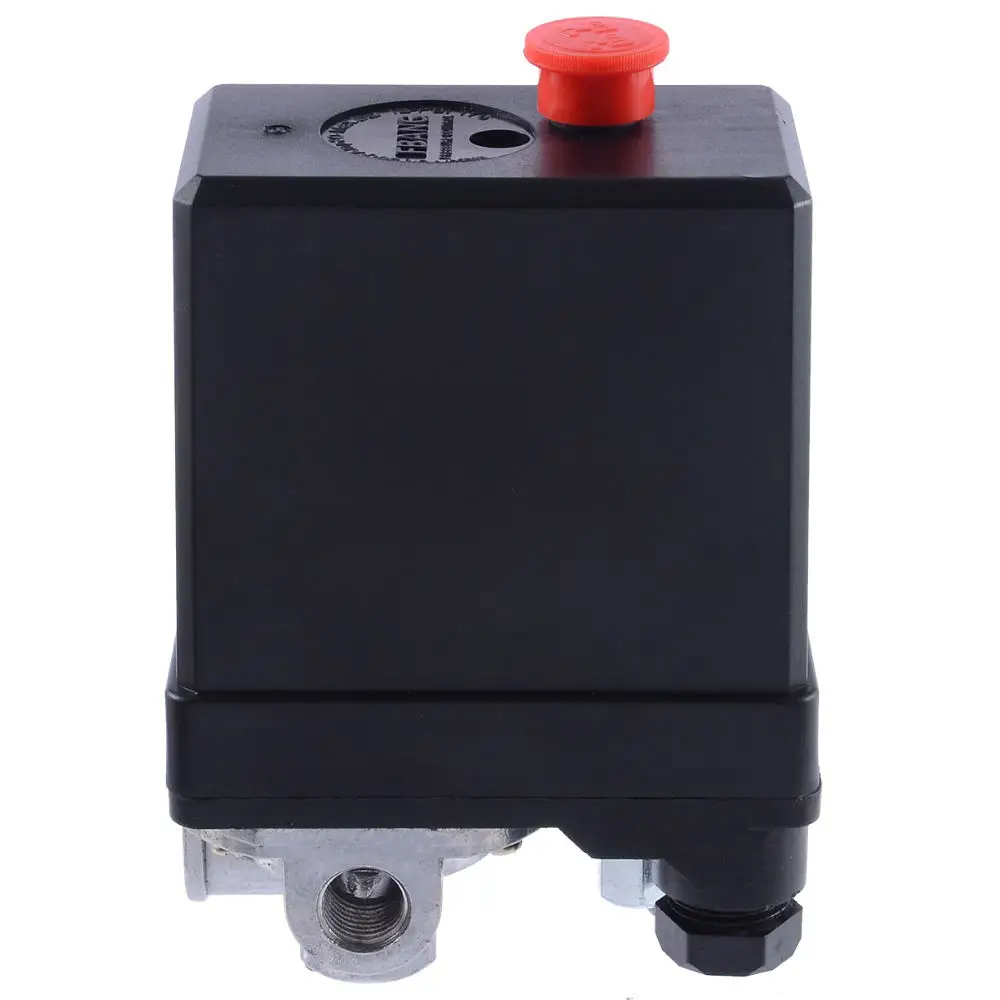 

Heavy Duty Air Compressor Pressure Switch Control Valve 90 PSI -120 PSI D8C5 Switches Plastic