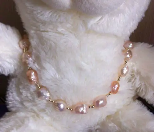 

Free shipping@@@@@ 18inch elegant 14-15mm natural cultured white purple multicolor pearl necklace a