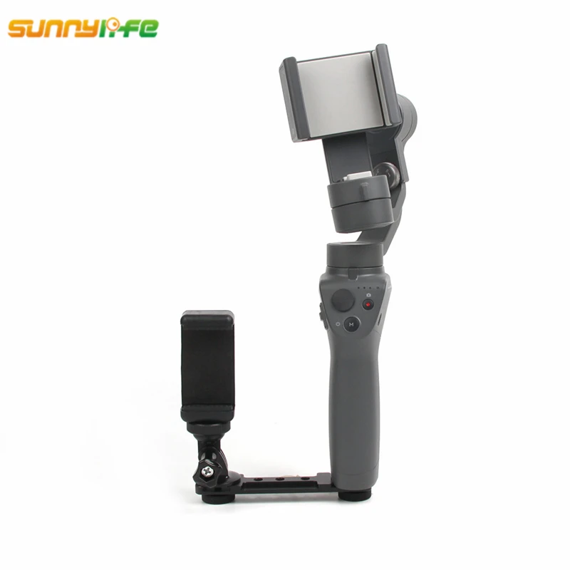 

Sunnylife DJI OSMO Mobile 2 Handheld Gimbal Stabilizer Monitor Phone Clip Bracket Mount Extened Holder for Zhiyun Smooth Q 4/3