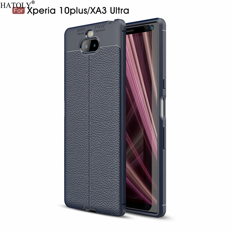 

HATOLY Case For Sony Xperia 10 Pattern PU Leather Soft TPU Silicon Back Cover For Sony 10 Xperia 10 Plus I3113 I4113 I4193 I3123