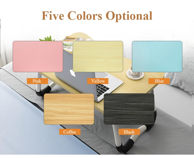 Suporte de Laptop Dobrável Ergonômico Portátil Cama Mesa Notebook Tablet Computador de Mesa Mesa para Mobiliário de Casa para o Sofá Cama 11 Mesas de computador