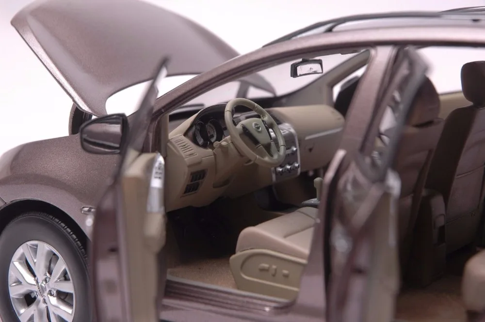 1:18 литья под давлением модель для Nissan Murano 2011 коричневый внедорожник сплав игрушка автомобиль миниатюрная коллекция подарок