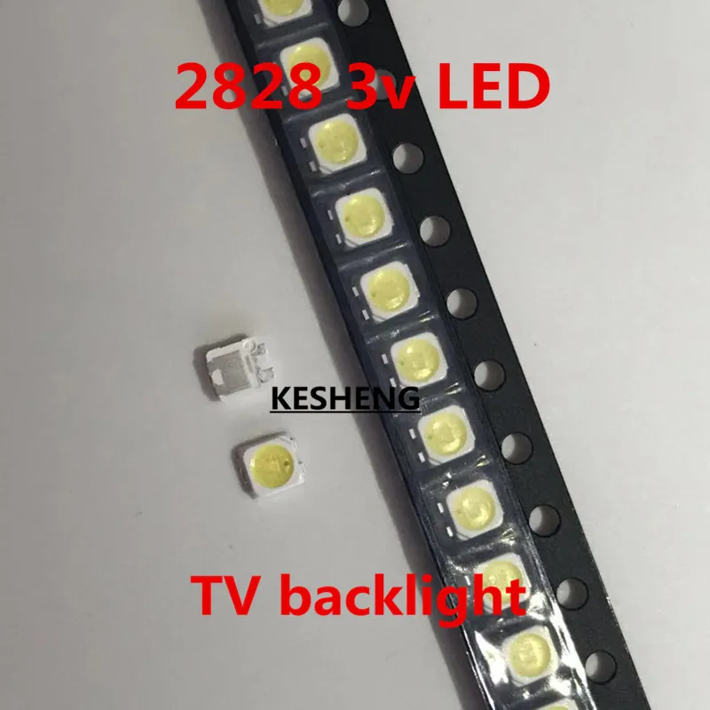 

PER SAMSUNG 2828 LED TT321A 1.5 w-3 w con zener 3 v 3228 2828 Fresco bianco Retroilluminazione DELLO SCHERM 40PCS