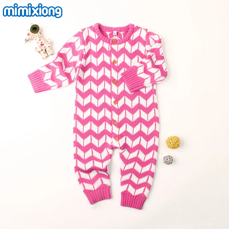 Recién Nacido bebé niño niña de punto Infantil monos primavera niño Bebes de manga larga overoles trajes de niños 0-24 M Recién Nacido bebé niño niña de punto Infantil monos primavera niño Bebes de manga larga overoles trajes de niños 0-24 M