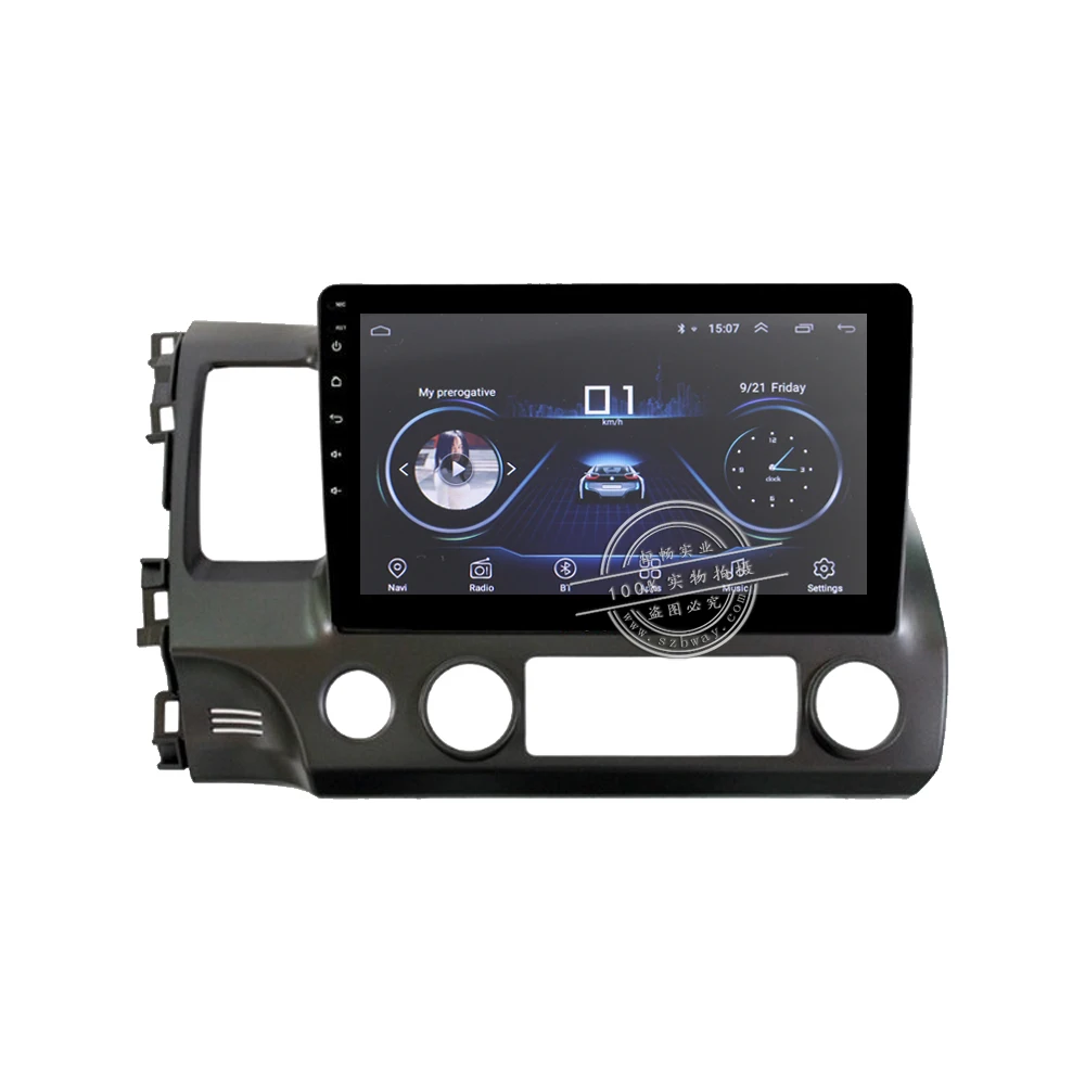 Clearance HANG XIAN 10.1" Quadcore Android 8.1 Car radio for HONDA CIVIC 2006-2011 car dvd player GPS navigation car multimedia 1