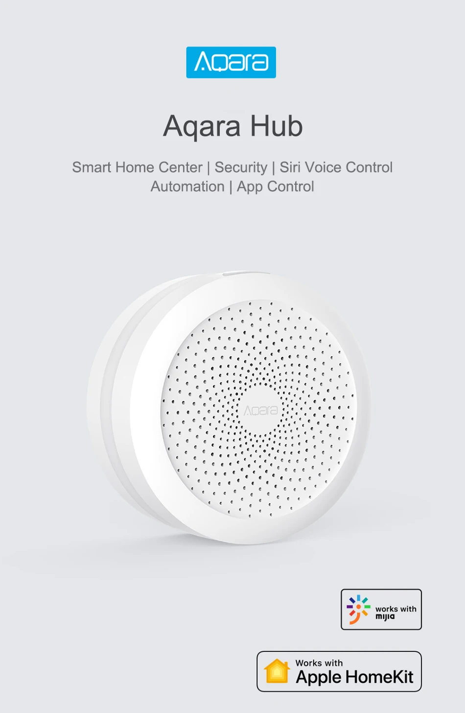 Xiaomi Aqara Hub Smart Home Gateway 2 с RGB светодиодный ночной Светильник для работы с Apple Homekit/xiaomi smart home International Edition