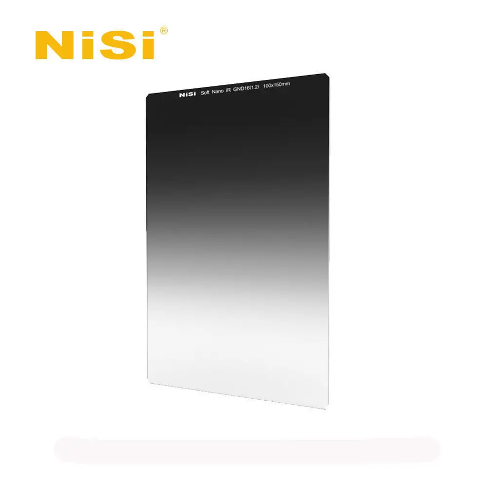 

Nisi 100x150mm NANO MC IR GND4(0.6) GND8(0.9) GND16(1.2) GND32(1.5) Soft Graduated Neutral Density 100mm Optical Glass Filter