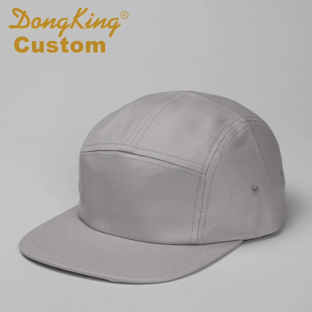 DongKing, на заказ, жокейская шляпа, 5 панелей, бейсбольная кепка, Snapback Кепка, свободный текст, вышивка логотипа, принт, хлопок, регулируемая, персонализированная - Цвет: Light Grey