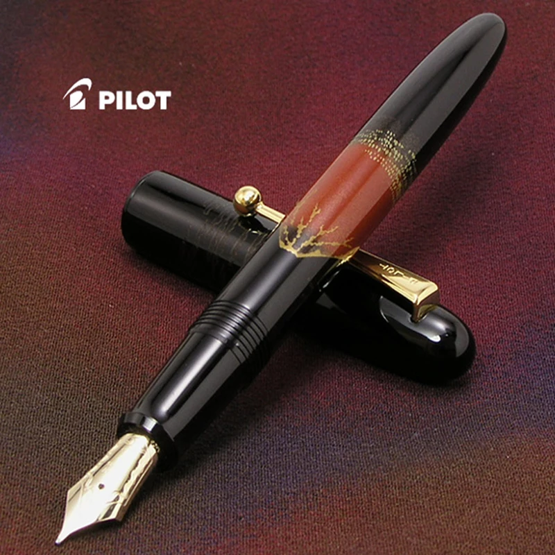 Ручка перьевая Pilot Japan Maki e Mt.Fuji с золотым наконечником 14K|Перьевые ручки| |
