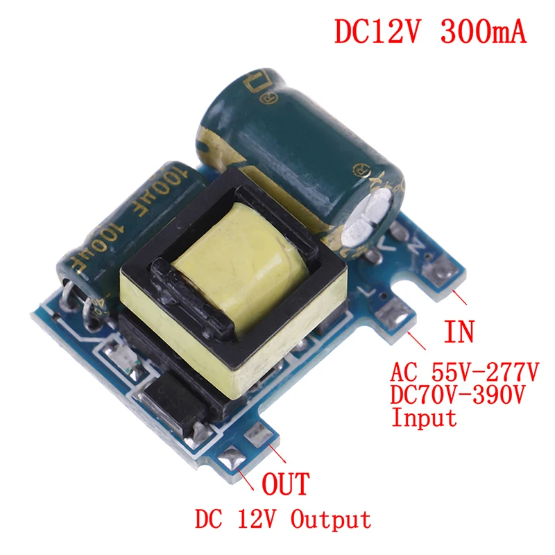 AC DC конвертер 110V 220V 230V до 12V Изолированная коммутационная плата питания 23 5*16*13