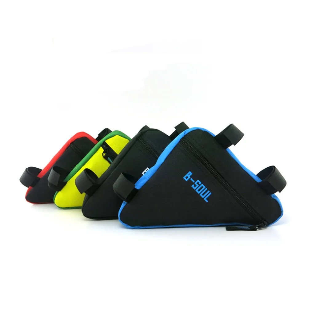 Flash Deal Waterproof Triangle Bike Bag Bicycle Bag Pouch Cycling Front Tube Frame Bag Saddle Holder MTB Mountain Bike Cell30 Dropshipping 6