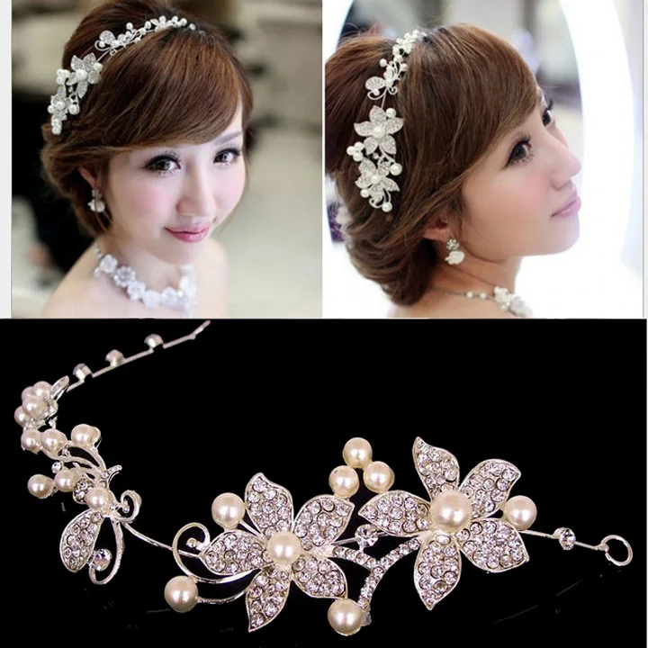 Jewelry Lucky Flower Rhinestone Hair Accessories Accessories Headgear