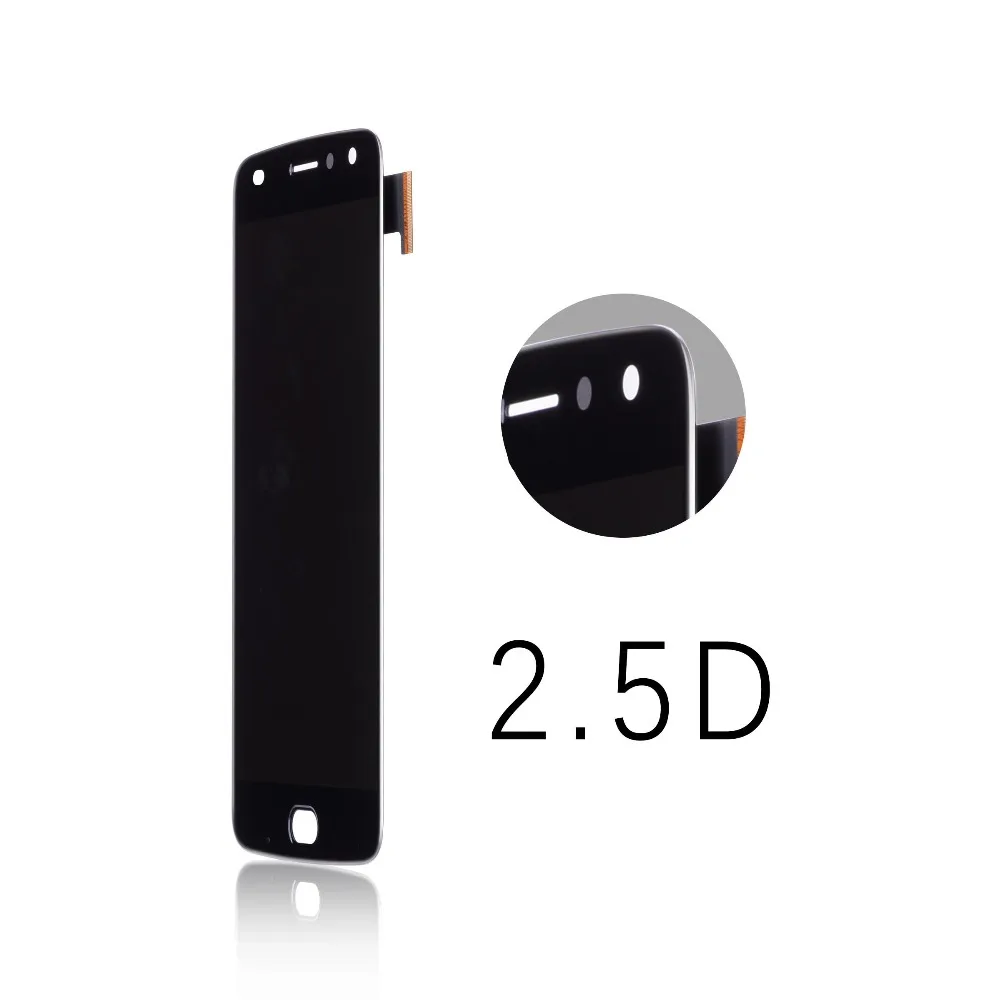 AMOLED OLED Дисплей для Motorola MOTO Z2 Play в сборе с тачскрином 5.5'' черный белый