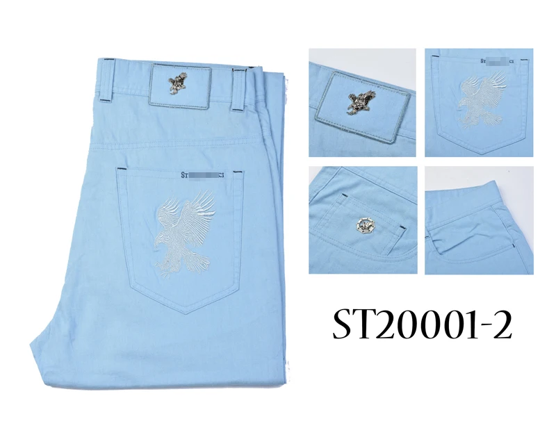 

BILLIONAIRE Pants men 2019 New arrival Trousers commerce comfort embroidery pattern solid color male variou size free shipping