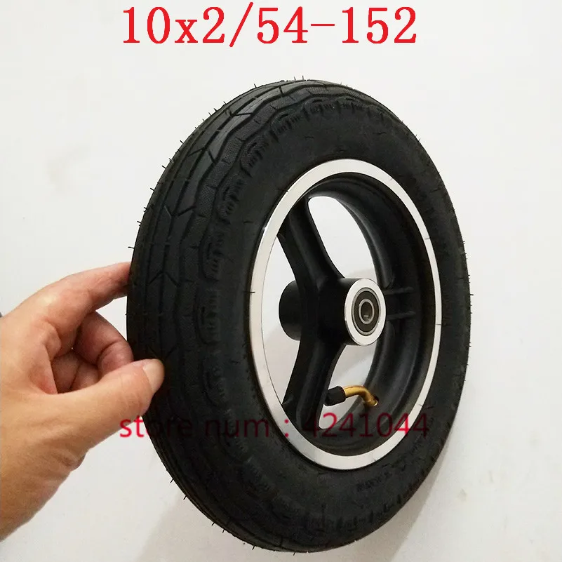 54-152/10x2 шины 10x2. 0 внутренняя труба шины с 10''alloy rim hub для электрического автомобиля баланса, детская коляска 10x2 Электрический Скутер колеса - Цвет: 10x2 wheel C