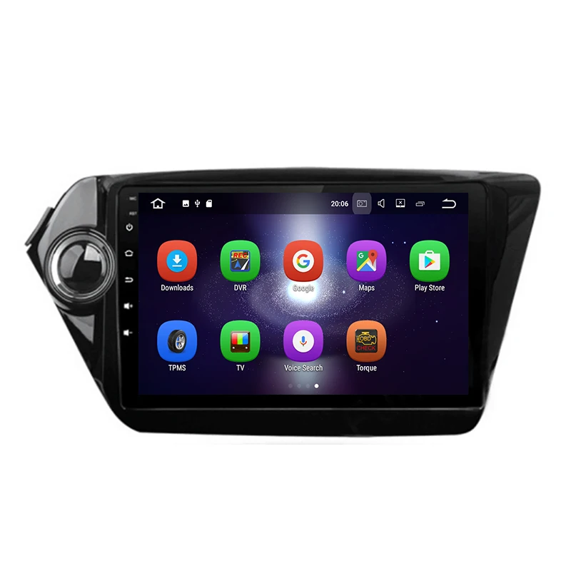 Best Lenvio 9" IPS 2G RAM Android 7.1 CAR Radio GPS Navigation For KIA RIO K2 2010 2011 2012 2013 2014 2015 Car DVD Player Quad Core 1