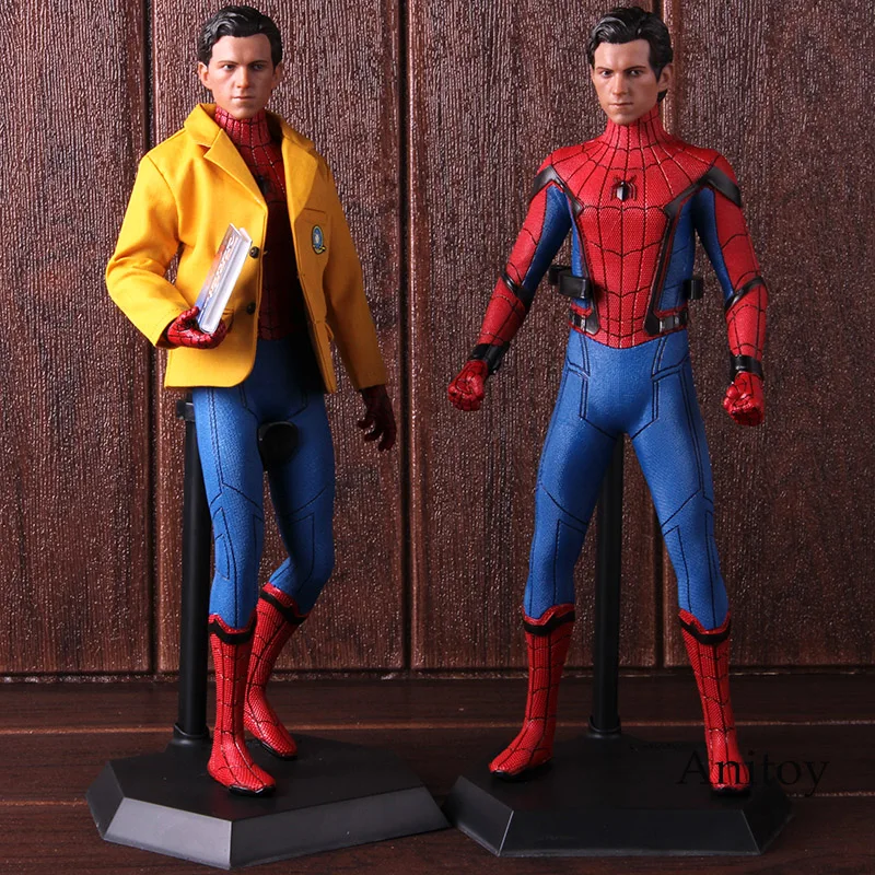 

Crazy Toys Spider-Man Homecoming Action Figure Spiderman Deluxe Version 1/6th Scale Collectible Figure Model Toy