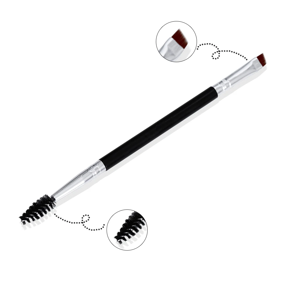 

TOMTOSH 1PCS 12# Large Synthetic Duo Brow Brush blending eyebrow makeup brushes kit Free shipping