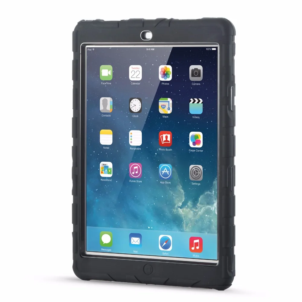 Броня Heavy Duty шин узор чехол для Apple iPad 9,7 2017 2018 A1822 A1823 A1893 5th 6th поколения coque Капа принципиально