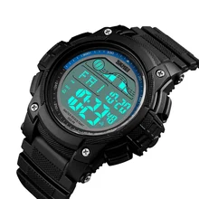 SKMEI Популярные топ Брендовые мужские модные креативные часы цифровой светодиодный дисплей с водным ударом спортивные наручные часы Мужские часы