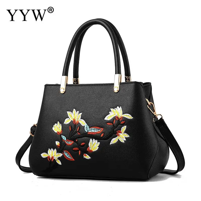 Herald Fashion Girl Mini Shell Shouder Bag Velvet blue Clutch Bag Embroidered Cranes Birds with Wide Strap Handbag for Women