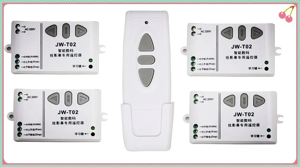 High quality 220V 240V wireless projection screen remote control switch
