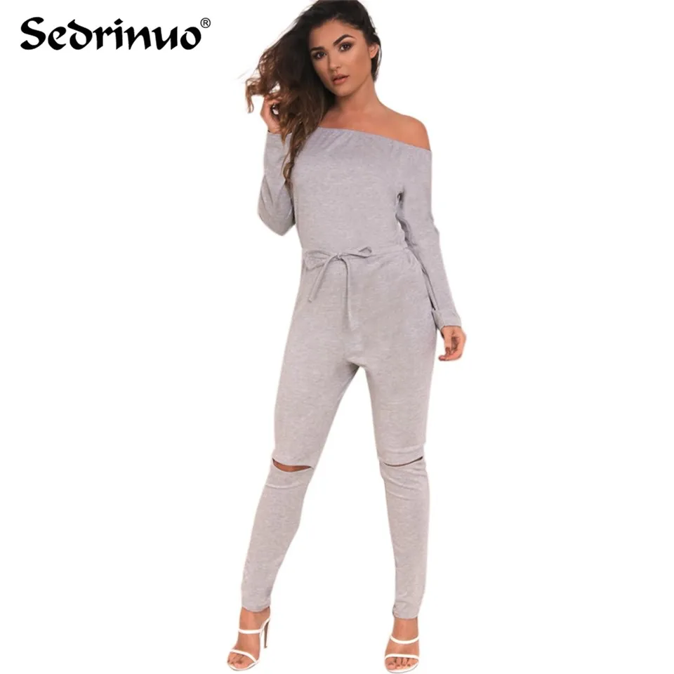 gray jumpsuit
