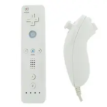 EastVita-mando a distancia Universal + mando nunchuk para Nintendo Wii