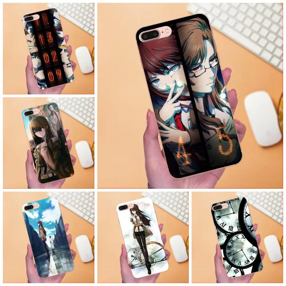 Модный чехол из ТПУ для Xiaomi Redmi Note 2 3 3S 4 4A 4X 5 5A 6 6A Pro Plus цветные Чехлы Steins Gate