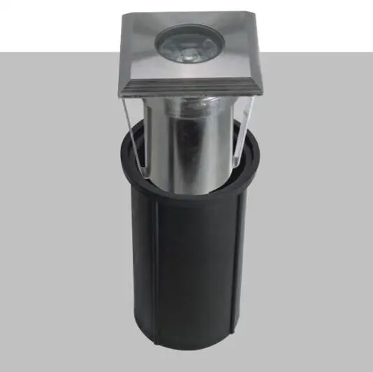 

Free shipping Stainless Stain Waterproof IP68 LED Underground Light High Power 3W DC/AC12V Square Decoration Outdoor Floor Lamp