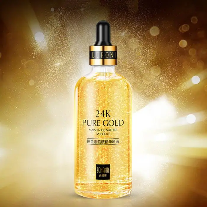2019 Новый 24 K Gold против морщин антивозрастной жидкий экстракт для увлажнения кожи WH998