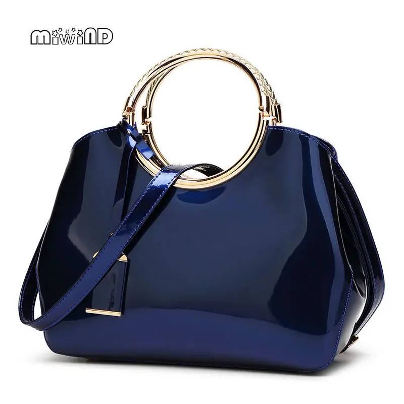 2017 High Quality Patent Leather font b Women b font font b Bag b font Ladies