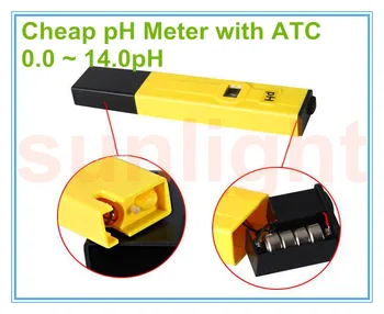 

Wholesale 5pcs/lot Cheap pH Meter with ATC function
