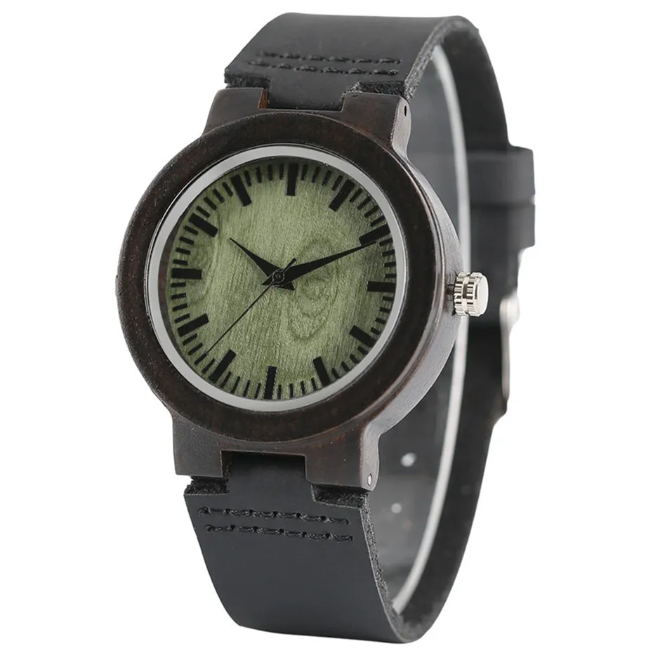 Fashion Sandalwood Watch for Women Ladies Stylish Quartz Genuine Leather Wooden Watch Reloj Hombre Clock Bracelet Relogio (18)