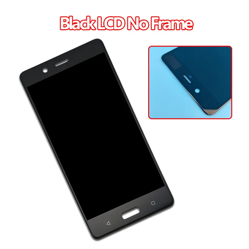 Najtaniej 100% oryginalny wyświetlacz LCD do telefonu Nokia 8 wyświetlacz LCD z ekranem dotykowym Digitizer zgromadzenie czarny dla Nokia 8 wymiana wyświetlacza lcd
