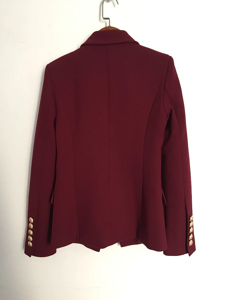 High quality brand design women's buttons small suits European&American Female double-breasted Blazer coat