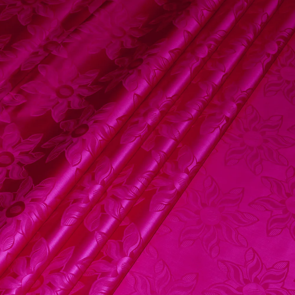 Роза красная кружевная ткань высокое качество в африканском стиле фут Gerzner Nouveau хлопок вышитые ткани Гвинейская парча кружева 5 м/лот
