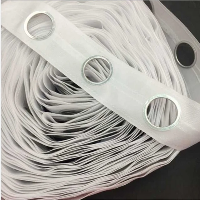 1 Meter Padded Curtain Tape With Holes and Rings The Cloth Belt eyelets