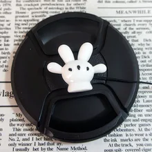 2pcs 3D Cartoon Lens Cap holder For Canon Nikon Fujifilm Samsung Panasonic Leica Olympus sigma Sony Pentax