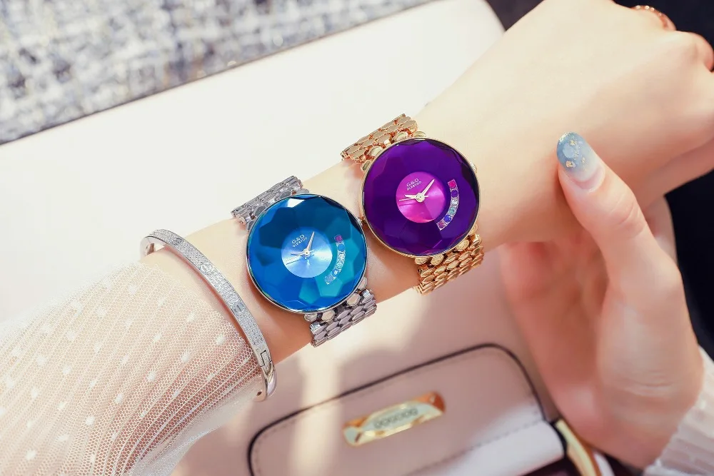 Модные женские роскошные часы со стальным ремешком, ЖЕНСКИЕ НАРЯДНЫЕ часы-браслет, модные Аналоговые кварцевые наручные часы с бриллиантами