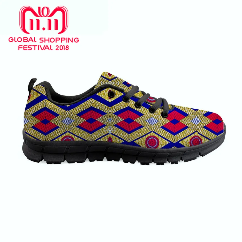 

Sneakers Women African style Print Pattern Casual Brand Designer Mesh Women's Shoes Comfortable Walking Shoes Woman